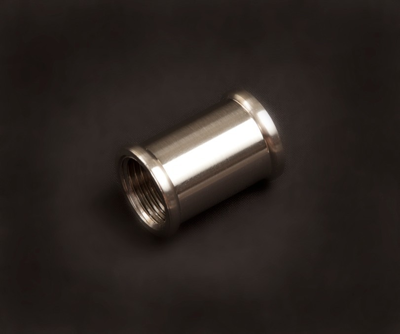 Chrome Plated Half Inch Brass Coupling