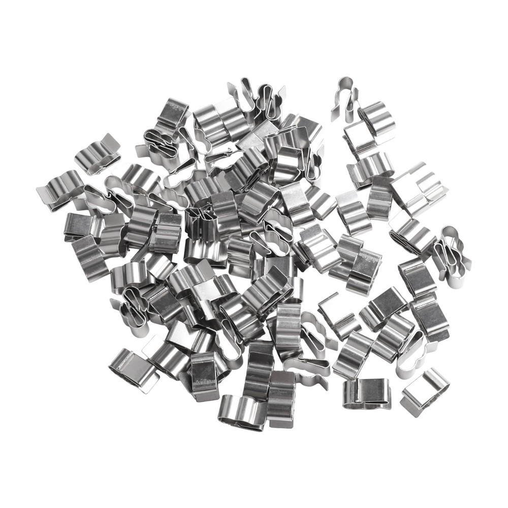 Reliable Wire Support with Stainless Steel Solar Panel Cable Clips 100 Pack