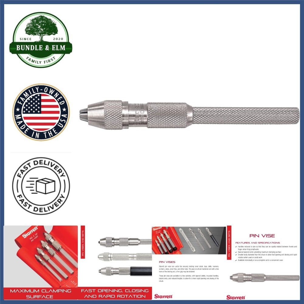 High-Quality Pin Vise with Maximum Clamping Surface for Precision Tasks