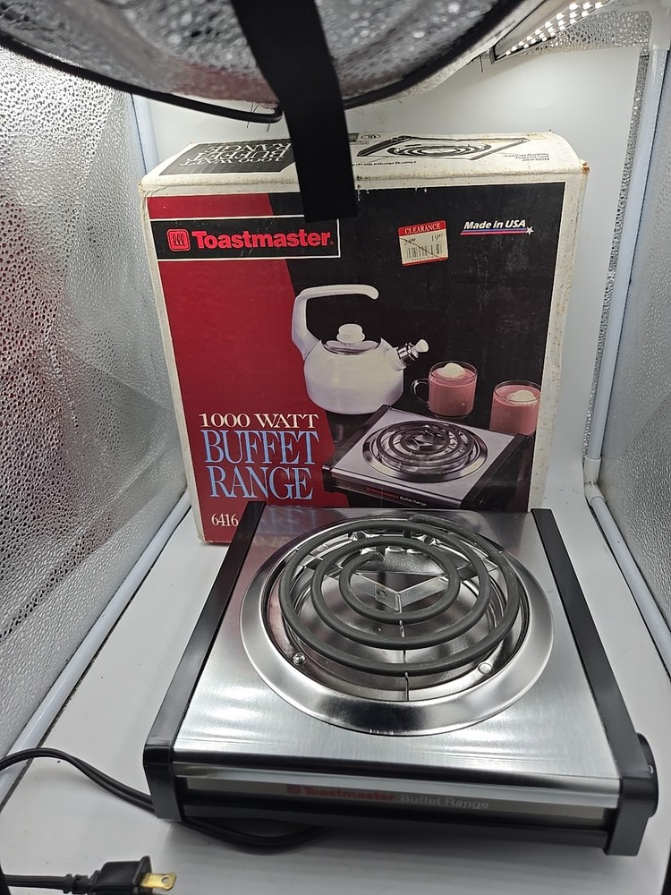 Toastmaster Electric Buffet Range 1000 Watt Modrl 6416