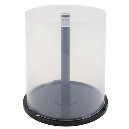 2 (Two) 100 Disc Capacity Cake Box for CD DVD Storage Case Spindle