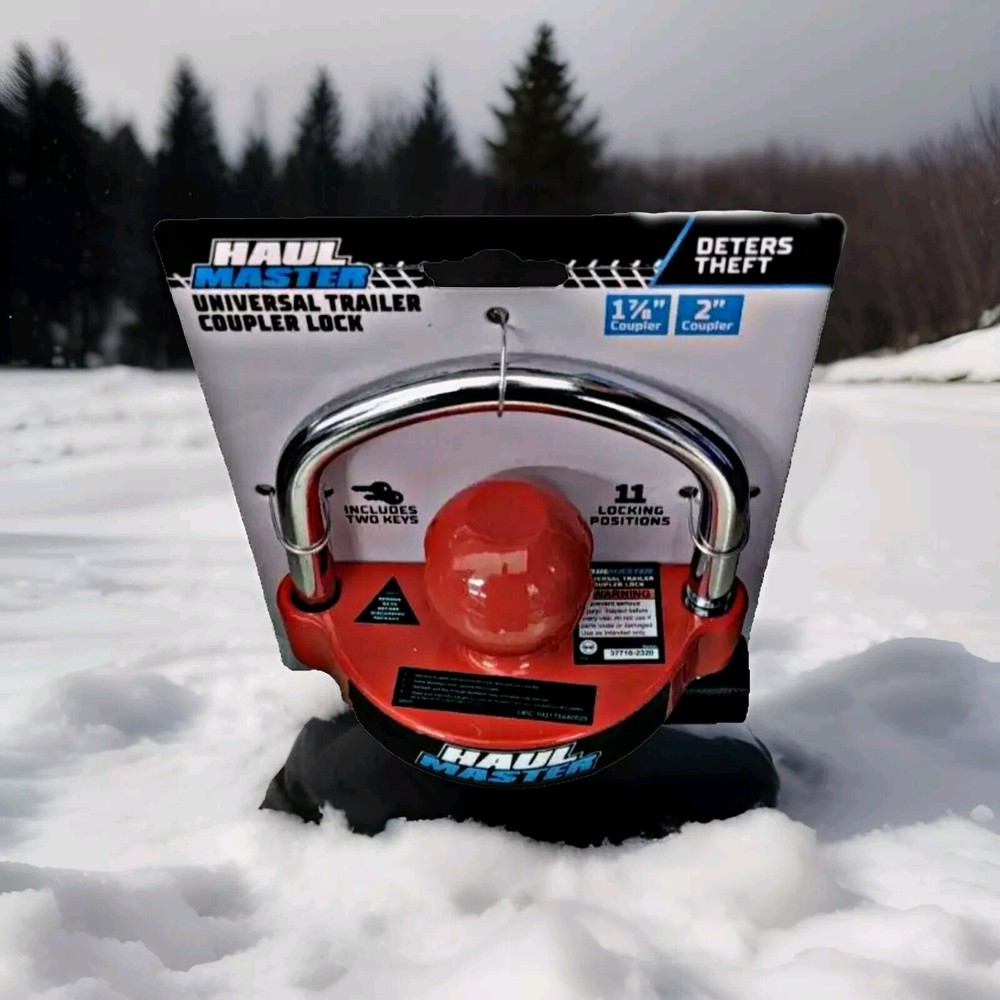 HAUL-MASTER Universal Trailer Coupler Lock. 2" Coupler.
