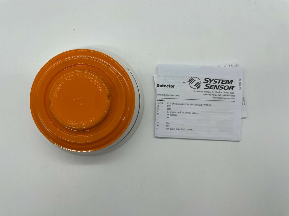 System Sensor 4WTAR-B Smoke Detector, 4-Wire - Same Day Shipping (SEALED)