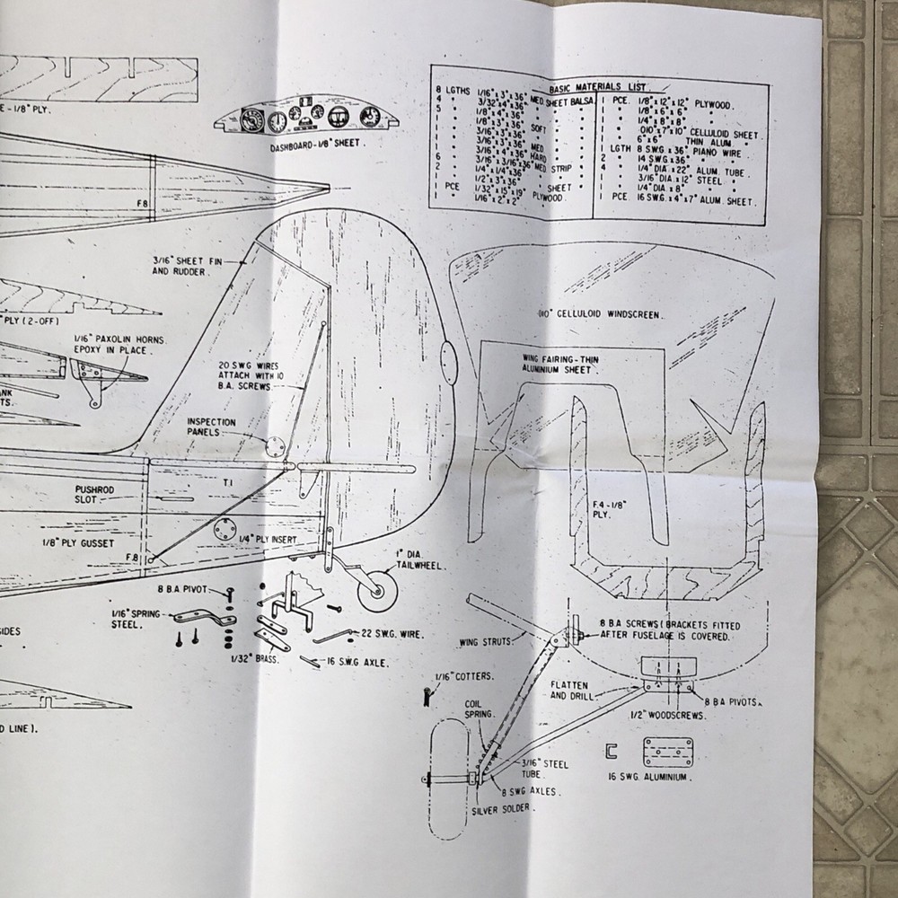 BLUEPRINTS / PLANS ONLY-Aeronca Champion RC Model Design 24x58