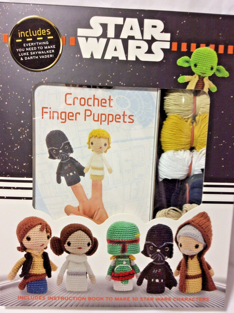 Star Wars Crochet Finger Puppets Complete Kit