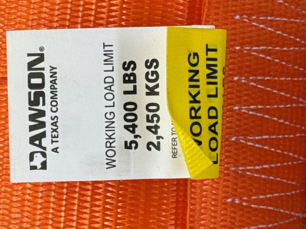 4"X35' Heavy Duty Winch Strap with Flat Hook 2 Pack