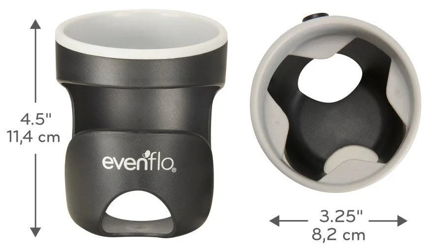 Evenflo Universal Cup Holder for Strollers Shopping Carts Beach Chairs & More