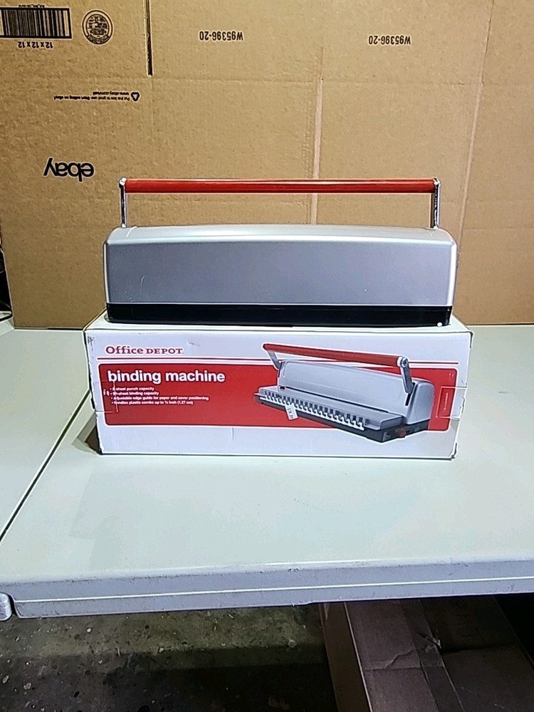 Office Depot 5 Sheet Punch Capacity Machine 90 Sheet Binding Capacity Ms1