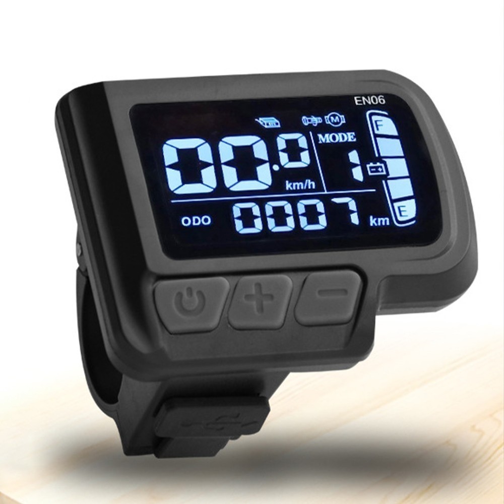E Bike Handlebar Mounted LCD Display with Waterproof Design and Features