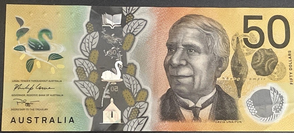 2020 $50 EA20 aUNC Fifty Dollar Note Australian Polymer Banknote EA 20