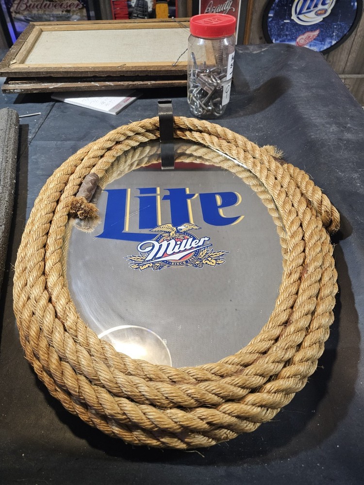 Miller Lite Rope Mirror