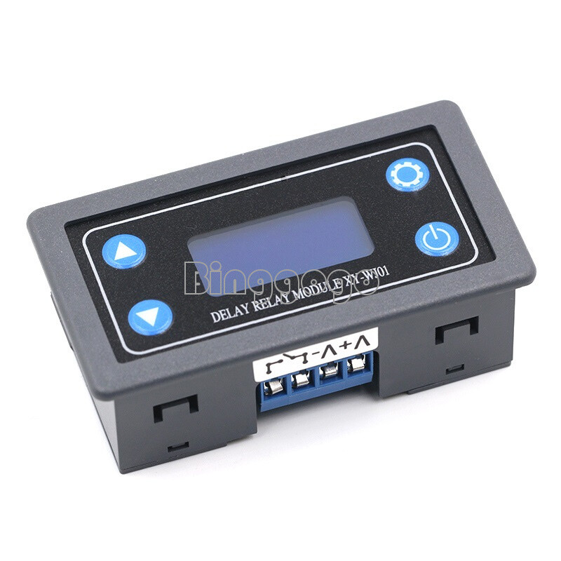 1CH Delay Relay Module Digital LCD Display Cycle Timing Circuit Switch NEW