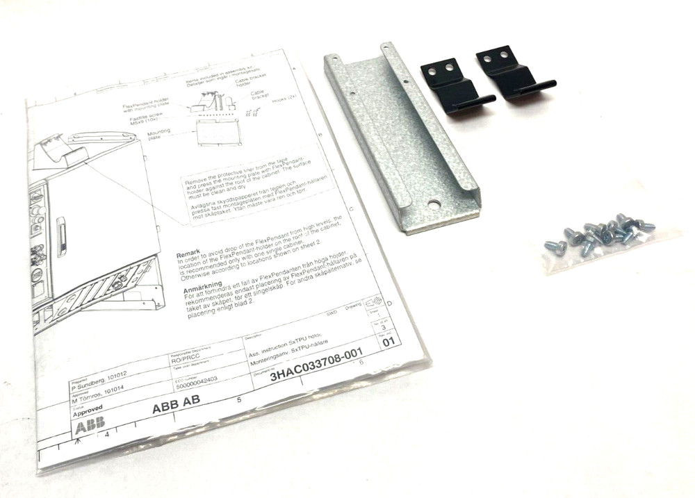 ABB 3HAC025042-001 Cable Holding Bracket for Robot Cables and Controller