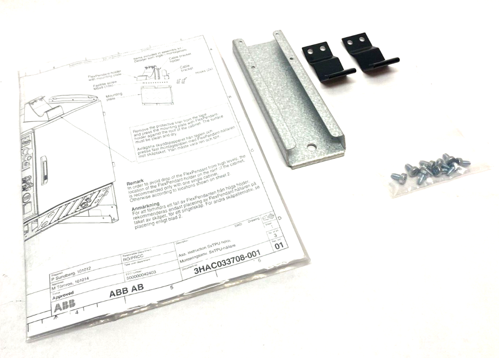 ABB 3HAC025042-001 Cable Holding Bracket for Robot Cables and Controller