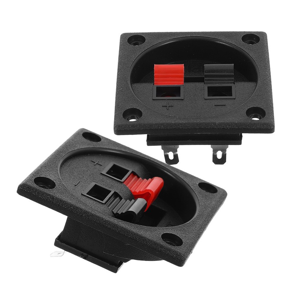 2 PCS Subwoofer Box Speaker Terminal Plates Binding Post Car Accessory