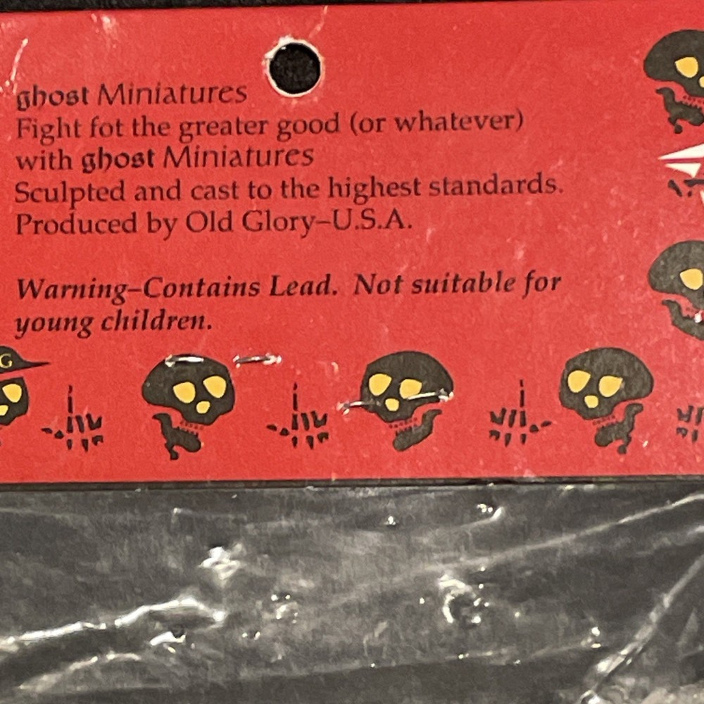 Old Glory Ghost Mini Dwarf Medium Cannon w/Crew Pack New
