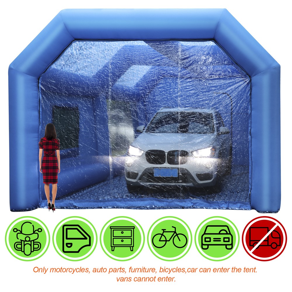 𝟐𝟖𝐱𝟏𝟓𝐱𝟏𝟎𝐅𝐭 Portable Inflatable Paint Booth