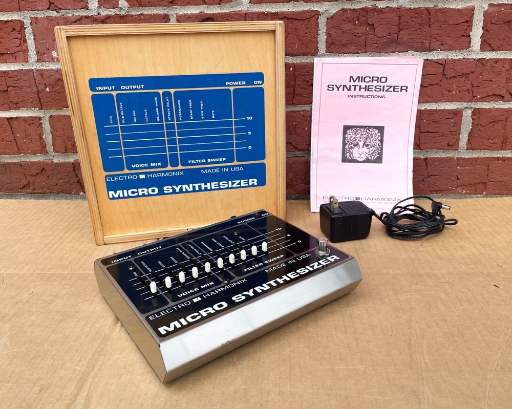 EH Electro Harmonix Micro Synthesizer Analog Guitar Microsynth Vintage Rare