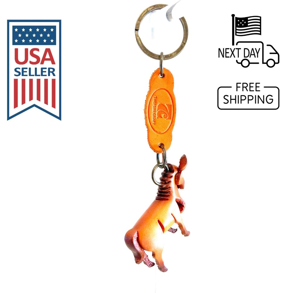 Horse Handmade Leather Keyring