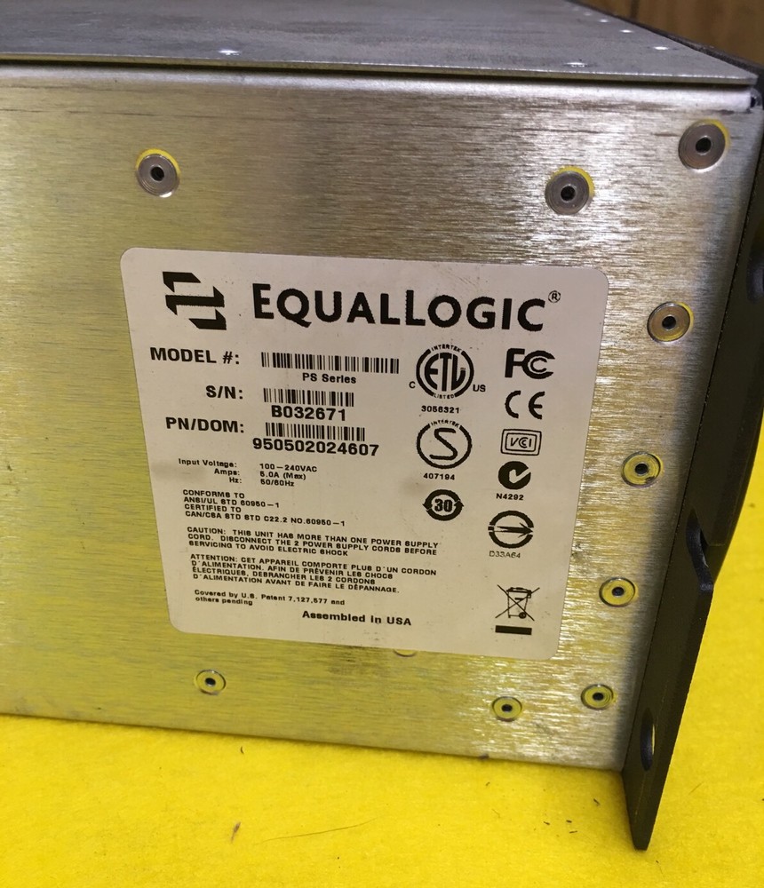 Equallogic SAN ISCSI Peer Storage Array 5.6TB SATA II Controller