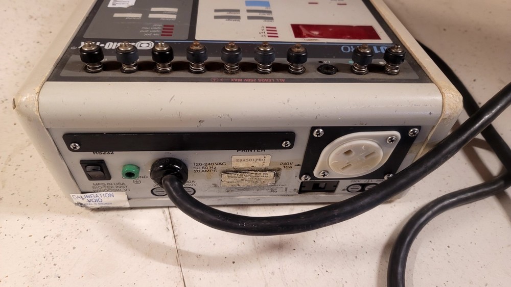 BIO-TEK 501 PRO SERIES ELECTRICAL SAFETY ANALYZER