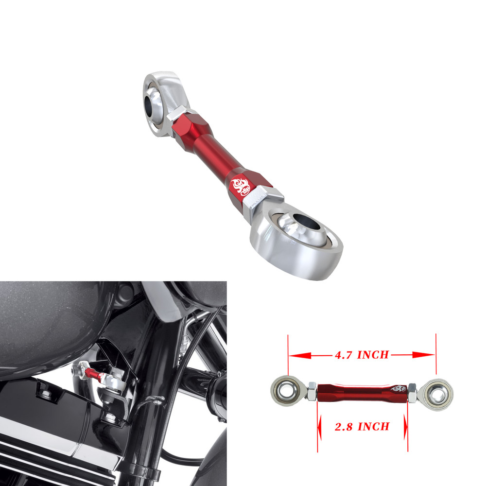 Red Engine Shift Linkage Stablizer Link for Harley Touring FLHTK FLHR/I FLTRX