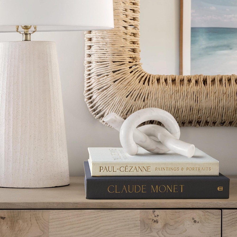 innoicco Aesthetic Decorative Books - Coffee Table Medium, Grey&Beige