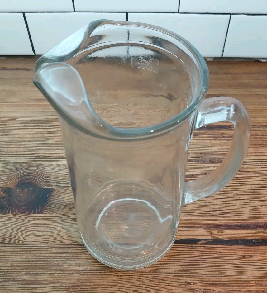 Javit Austria Crystal Pitcher 9 1/2"