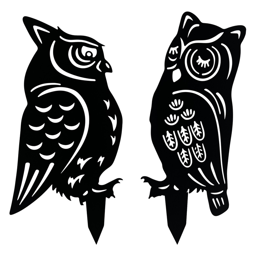 Drip Depot Owl Garden Decor Ground Stakes