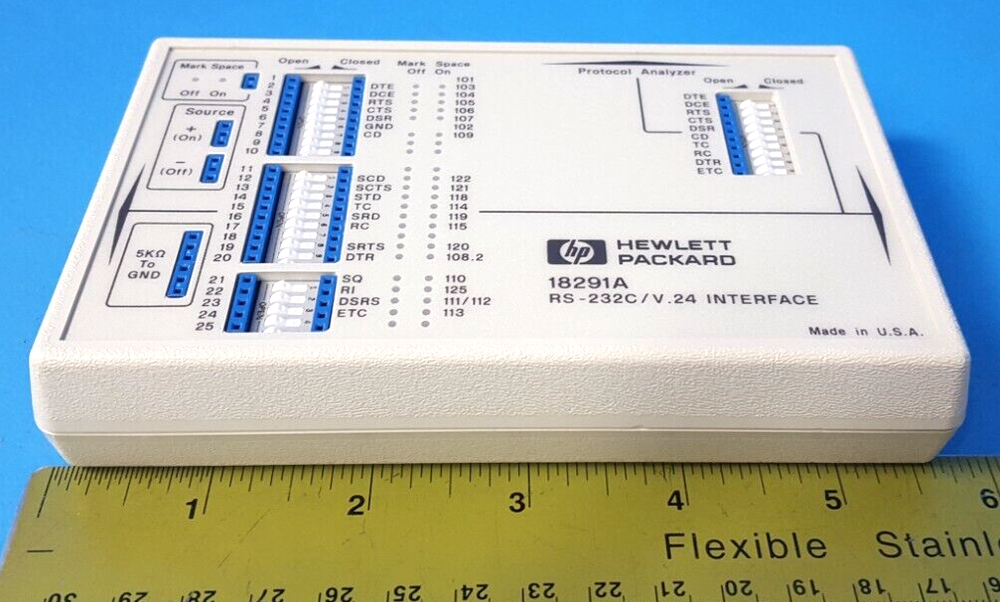 PROTOCOL ANALYZER, 18291A, HP, RS-232C/V.24