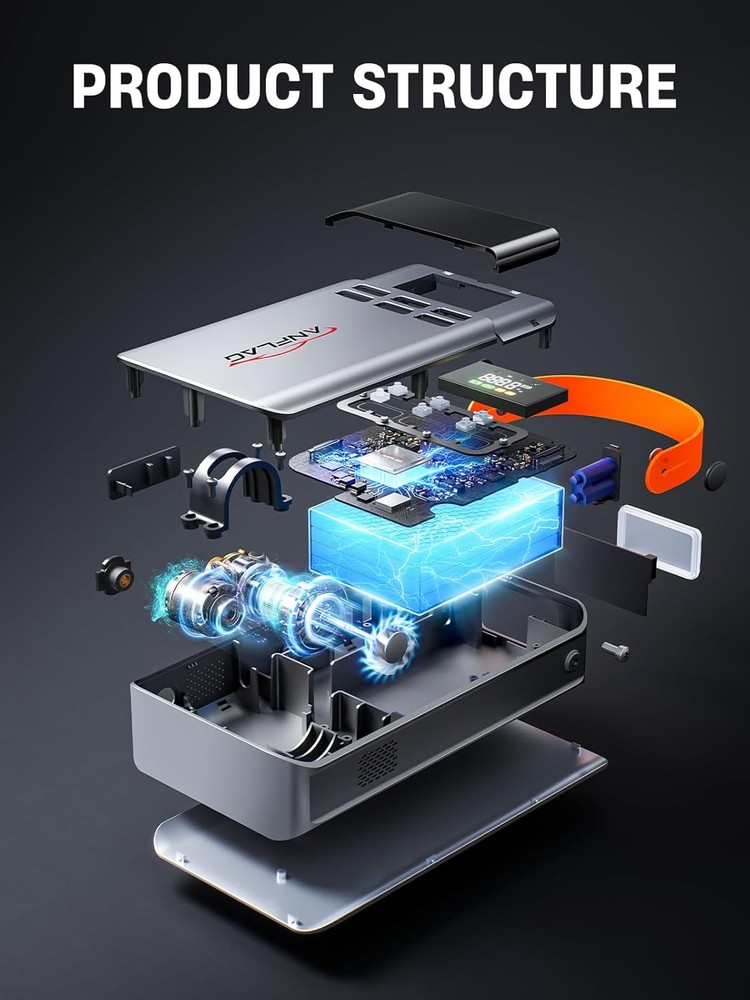 8-in-1 Car Jump Starter with Air Compressor,5500A Portable 5500A