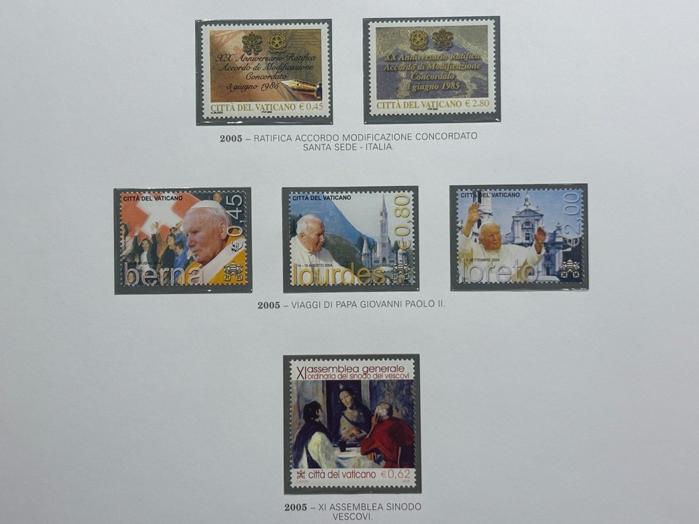 VATICAN 2005 - COMPLETE VINTAGE without mini sheets - MNH