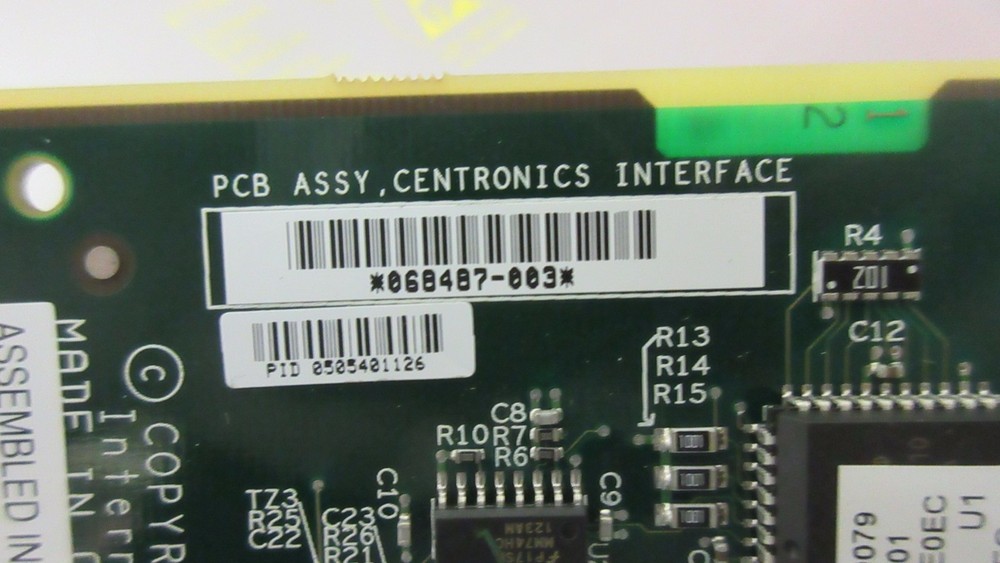 (Set of Two) Intermec 068486-003, Centronics Interface PCB Board . 412609