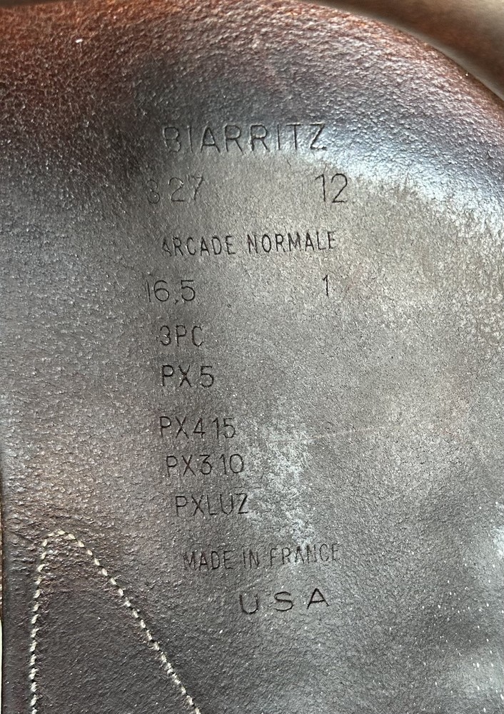 Devacoux Biarritz 2012 - 16.5" English Saddle - Brown
