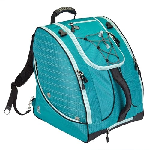Everything Ski Boot Bag and Backpack Teal/Mint