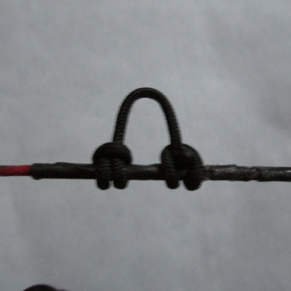 Rope style archery D loop