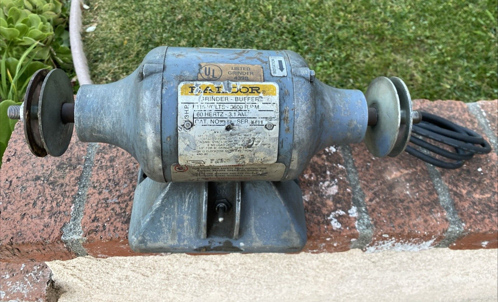 Baldor Grinder-Buffer 612 115V 3600 Rpm