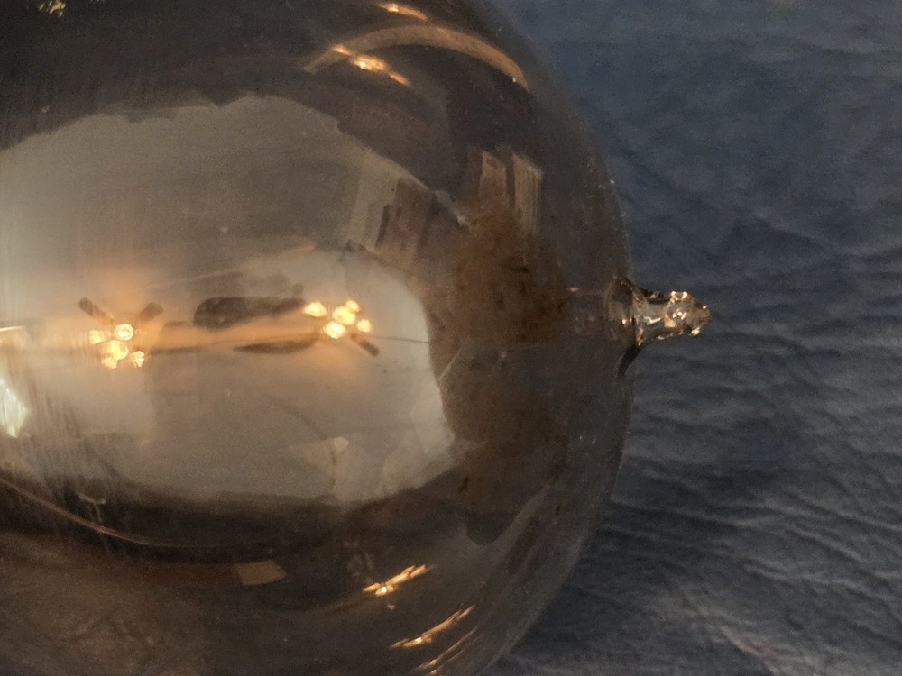 Antique Edison light bulb. Untested.