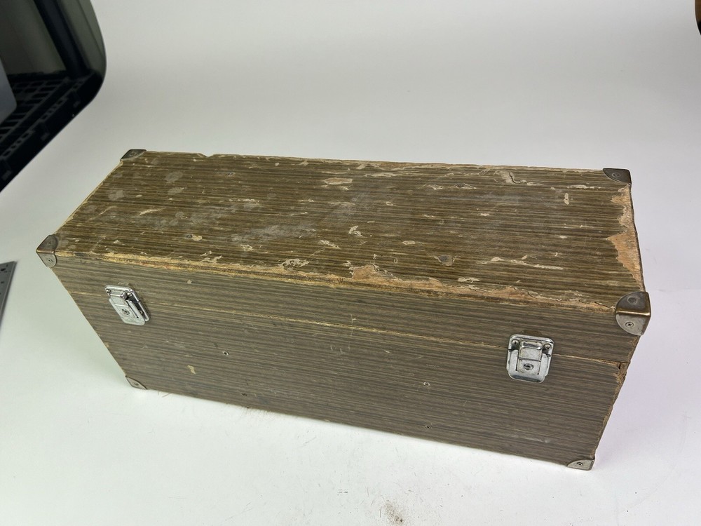 Vintage Charvoz 18" Engineers Dumpy Level Erect 33X 57-7718 W Case