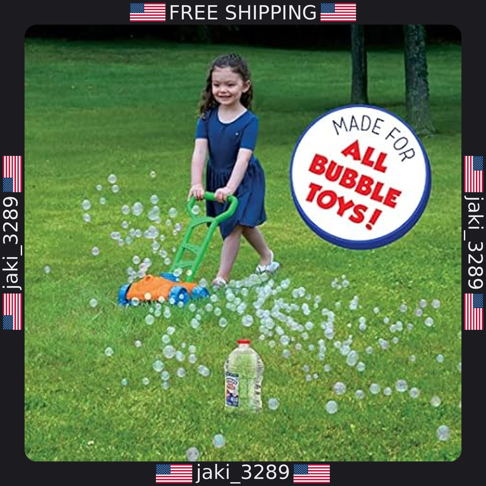 Fubbles 64oz Non-Toxic Bubble Solution | Kids Bubble Machine Refill | USA Made