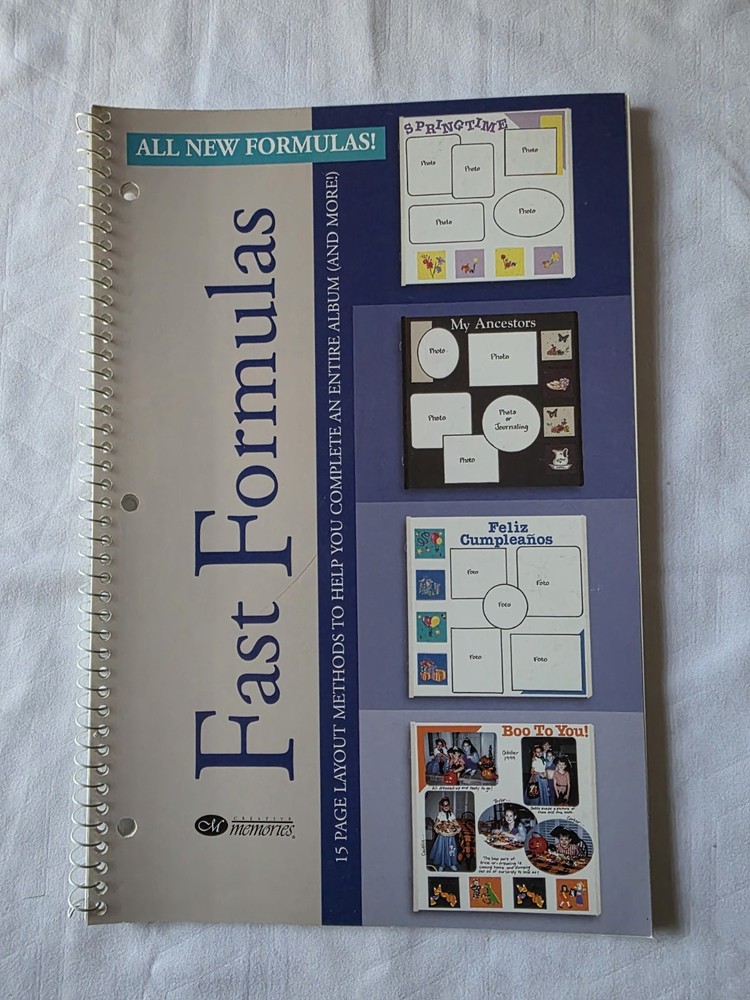 Creative Memories Fast Formulas All New Formulas