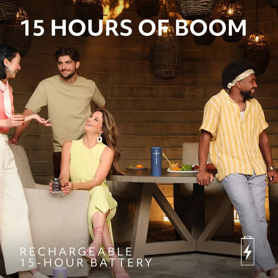 Ultimate Ears BOOM 4 Wireless Bluetooth Speaker (Raspberry Red)