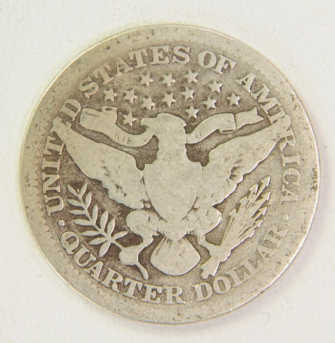 1905 US Barber Quarter .25 Cent Coin