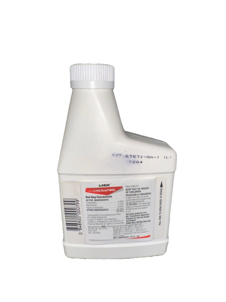 Crossfire Concentrate 13 oz Insecticide -  Powerful Bedbug Elimination