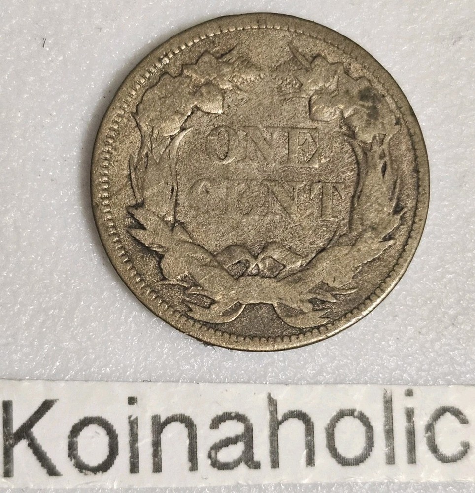 1857 Flying Eagle Cent Very Good, History In Your Hands, Pulled From Storage