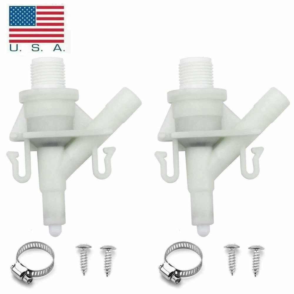 2X Upgraded For Dometic Pedal Flush Toilet Water Valve RV #385311641 300 310 320
