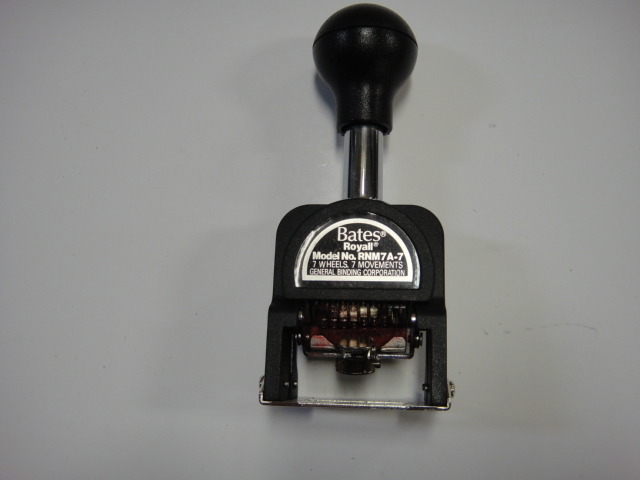 Royall Automatic Numbering Machine