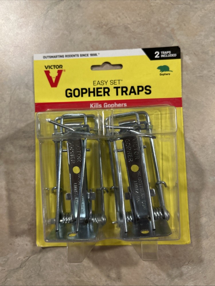 Victor 0611 Easy Set Gopher Trap Twin Pack