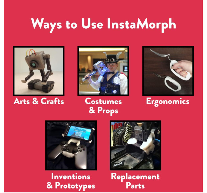 InstaMorph - Moldable Plastic - 3 oz