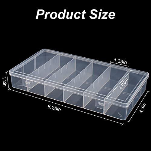 2 packs,clear visible plastic storage box,tools storage box,accessory,screws box